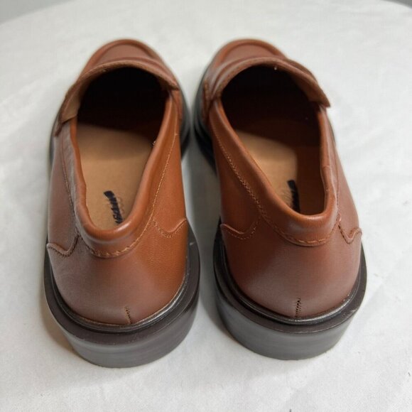 Madewell Tan Leather Penny Loafers - Picture 4 of 11